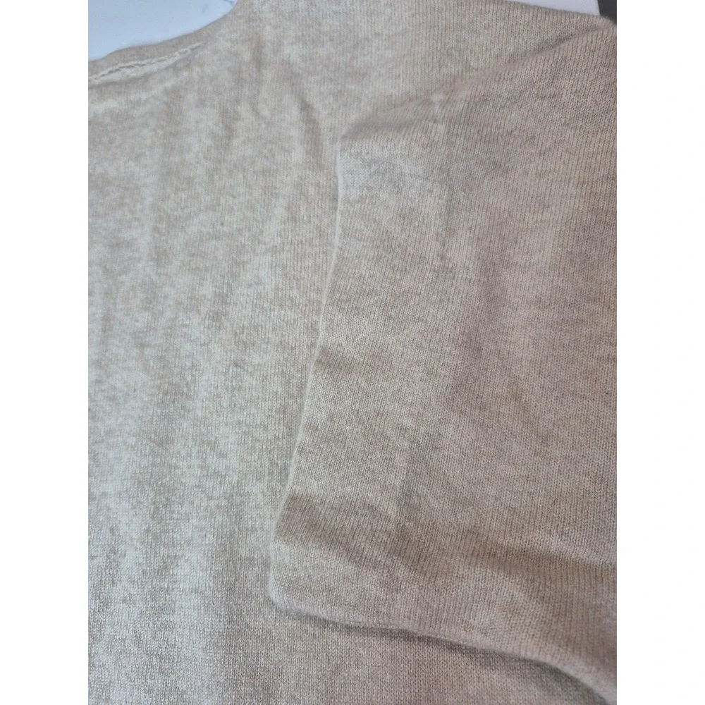 Tory Burch 100 Cashmere Sweater Dress‎ Beige Size M Style 3819